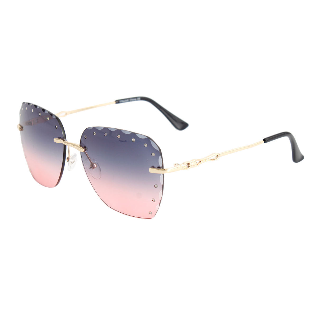 Pink Diamond Cut Sunglasses