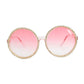 Pink Round Stone Sunglasses