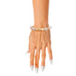 White Natural Stone Faith Bracelet