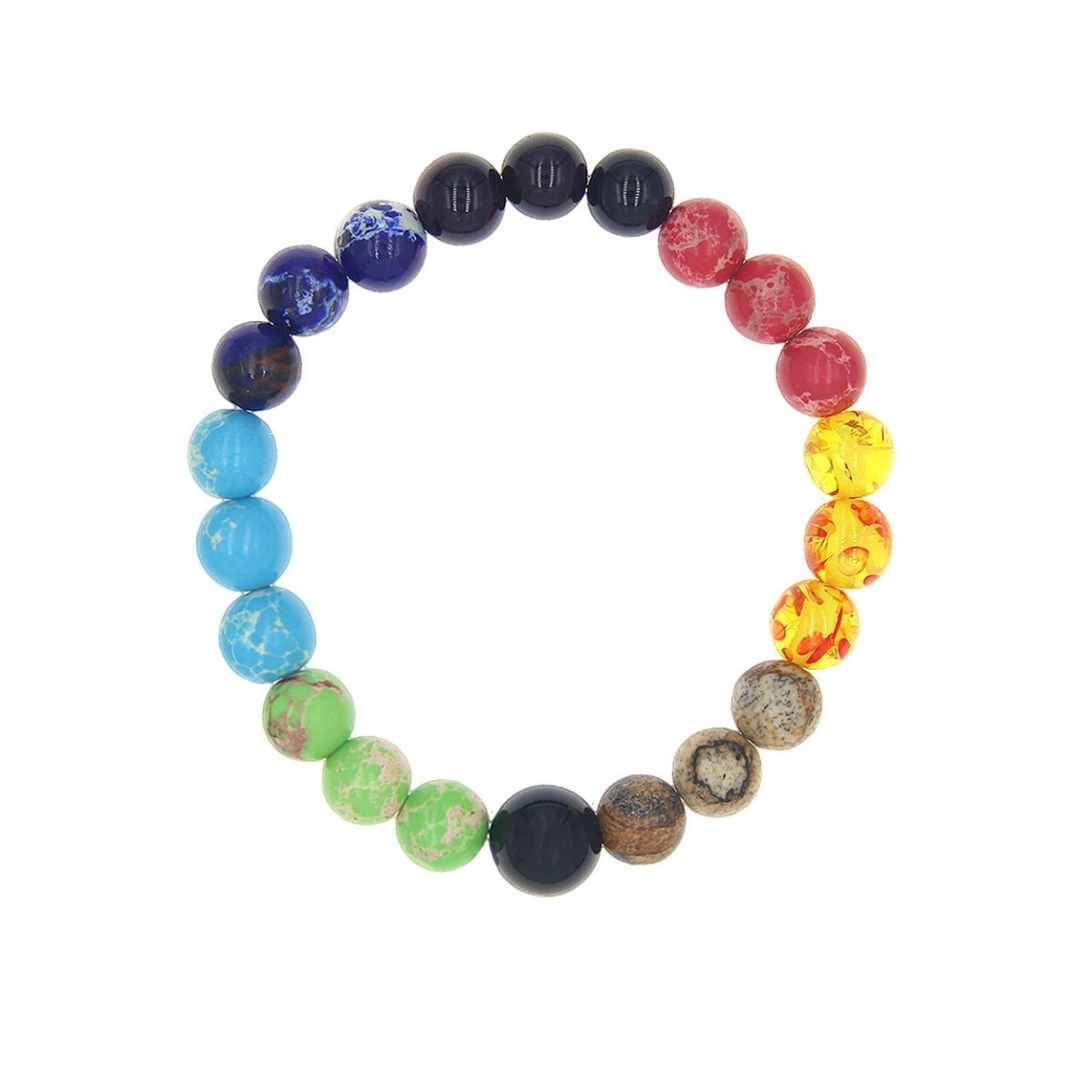 8mm Color Therapy Stone Bracelet