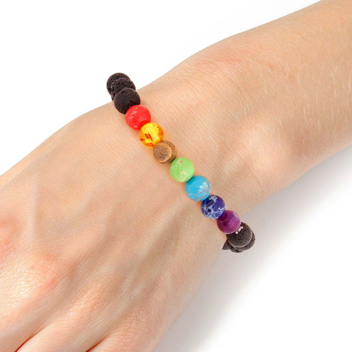 8mm Color Therapy Lava Bracelet