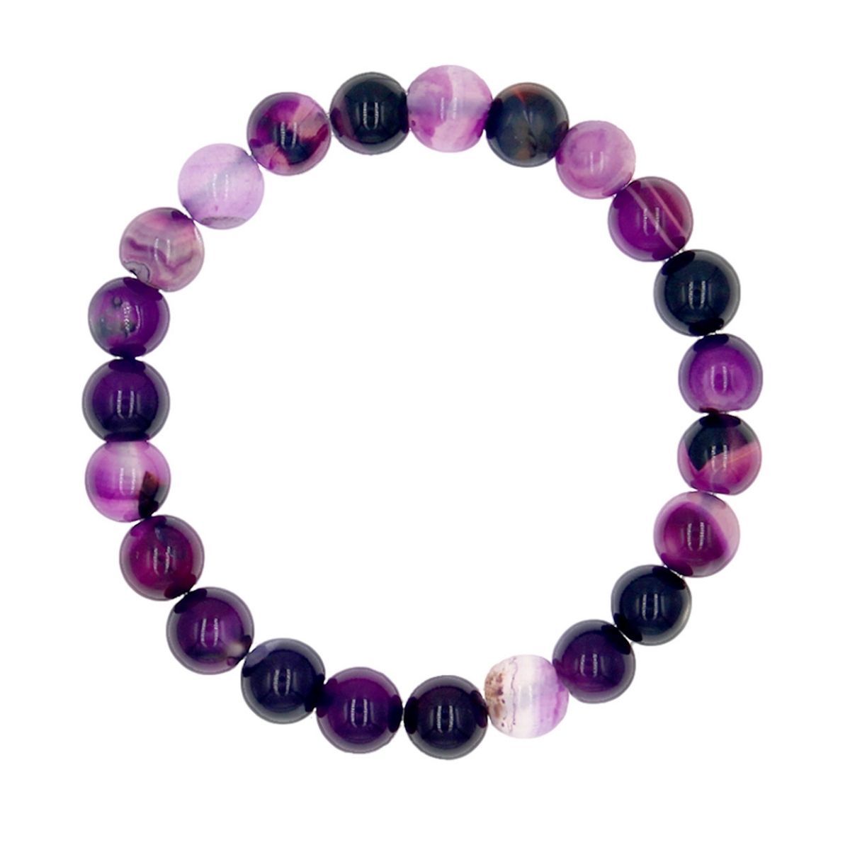 8mm Purple Therapy Bracelet