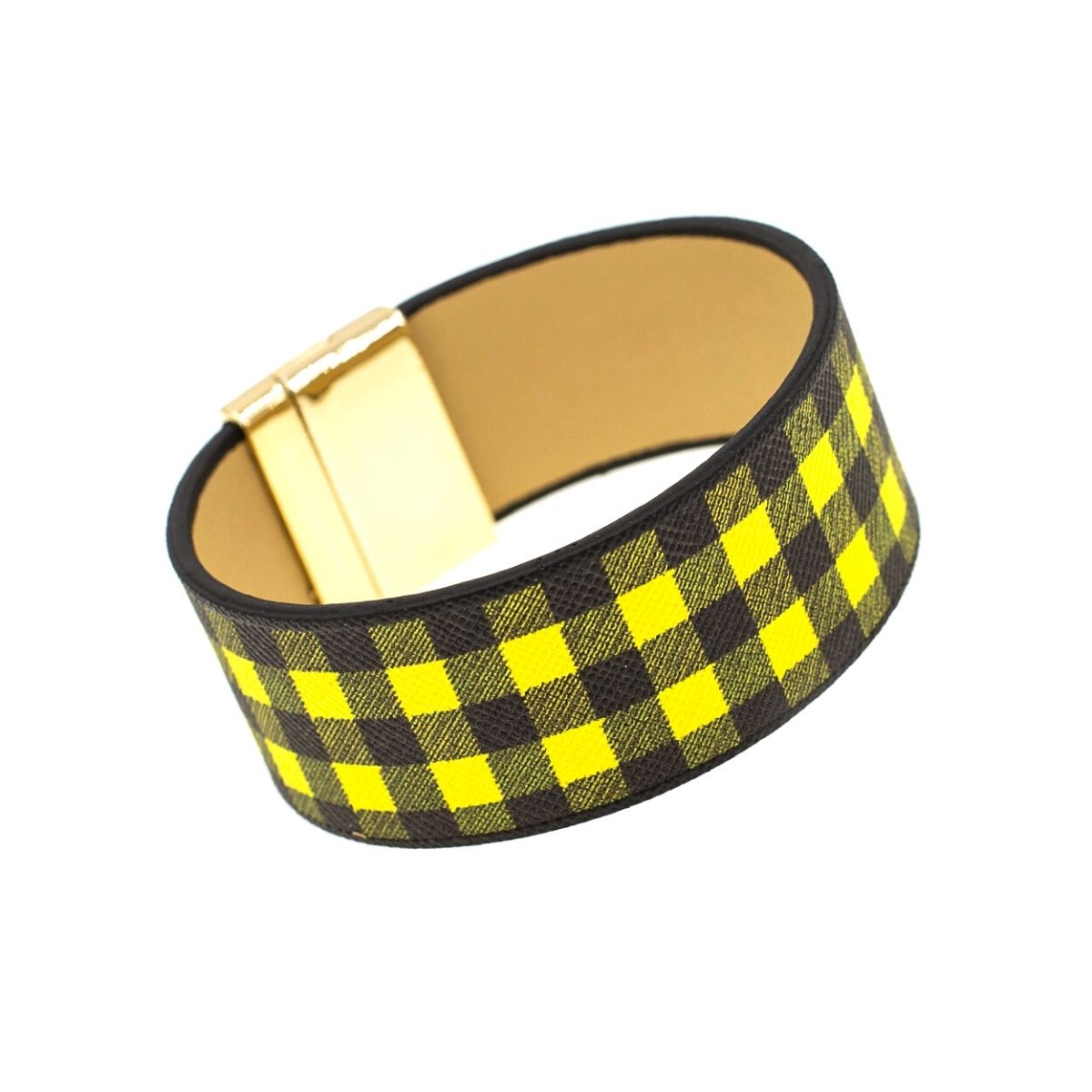 Yellow Buffalo Plaid Bracelet