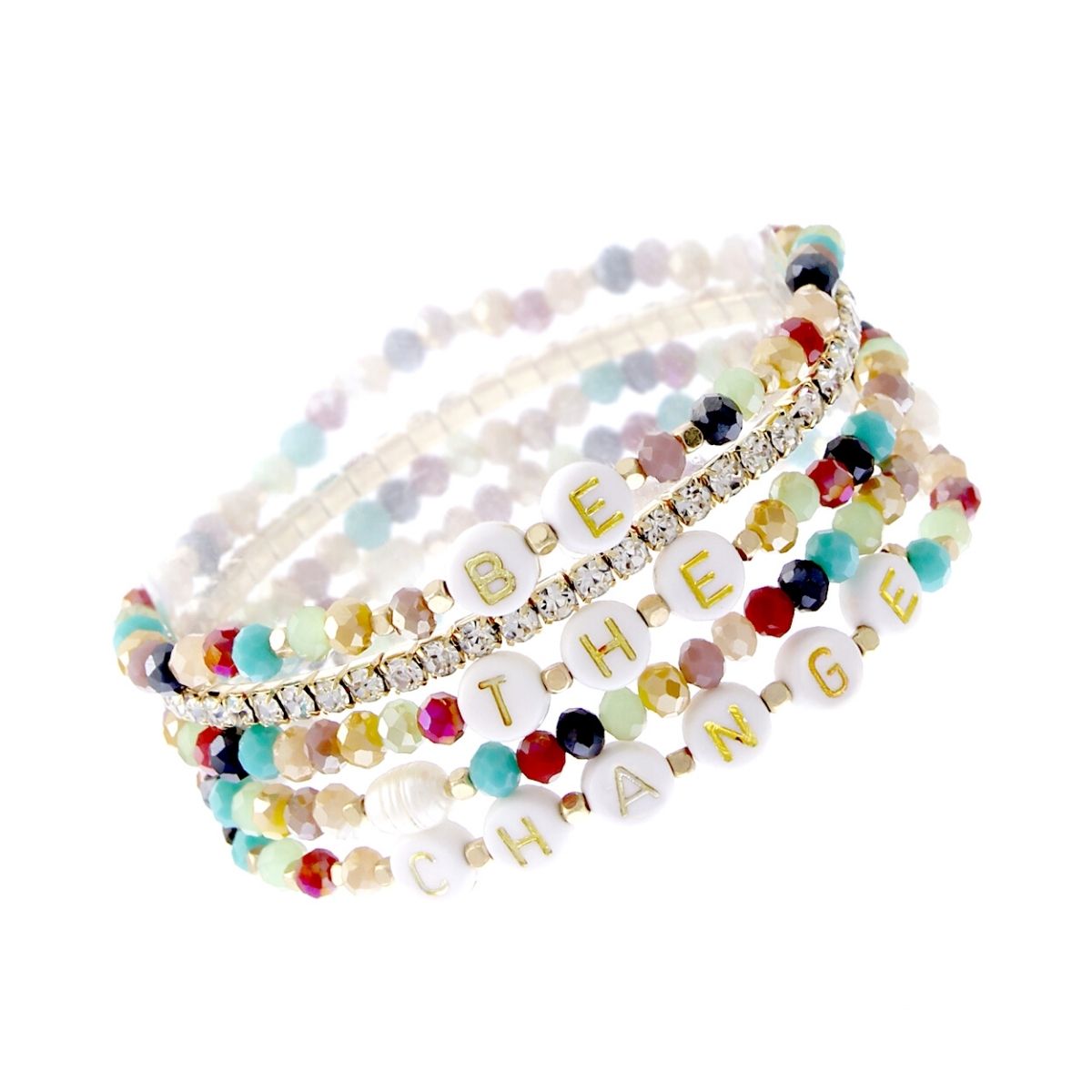 Be the Change Beaded Bracelets