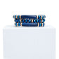 Navy Tube Bead Bracelet Set