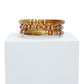 Tortoiseshell Tube Bead Bracelet Set