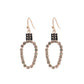 Clear Xmas Light Earrings