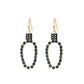 Green Xmas Light Earrings