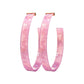 Lavendar Acrylic  Hoops