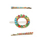 3 Pcs Multi Gold Double Circle Hair Pin Set