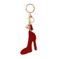 Red High Heel Keychain Bag Charm