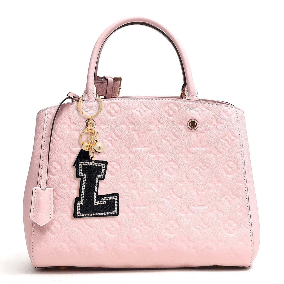 L Black Keychain Bag Charm