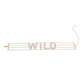 Gold WILD 4 Row Rhinestone Choker