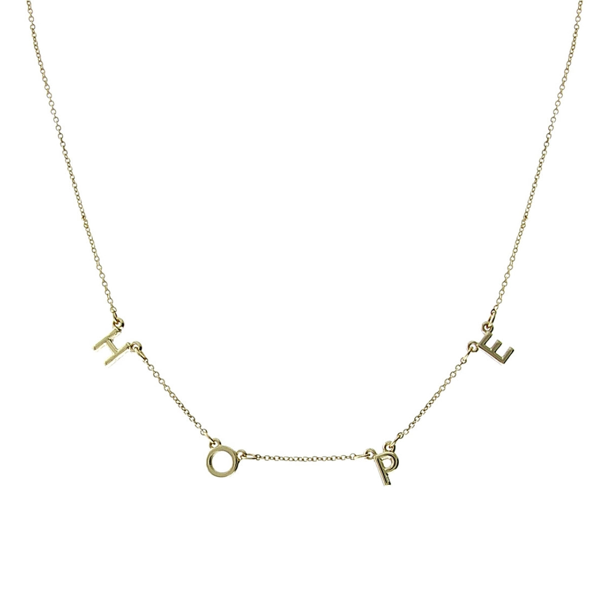 HOPE Station Gold Necklace