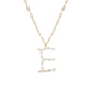 E Freshwater Pearl Initial Necklace