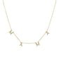 Gold MAMA Station Necklace