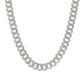 Silver Iced Chunky Cuban Chain