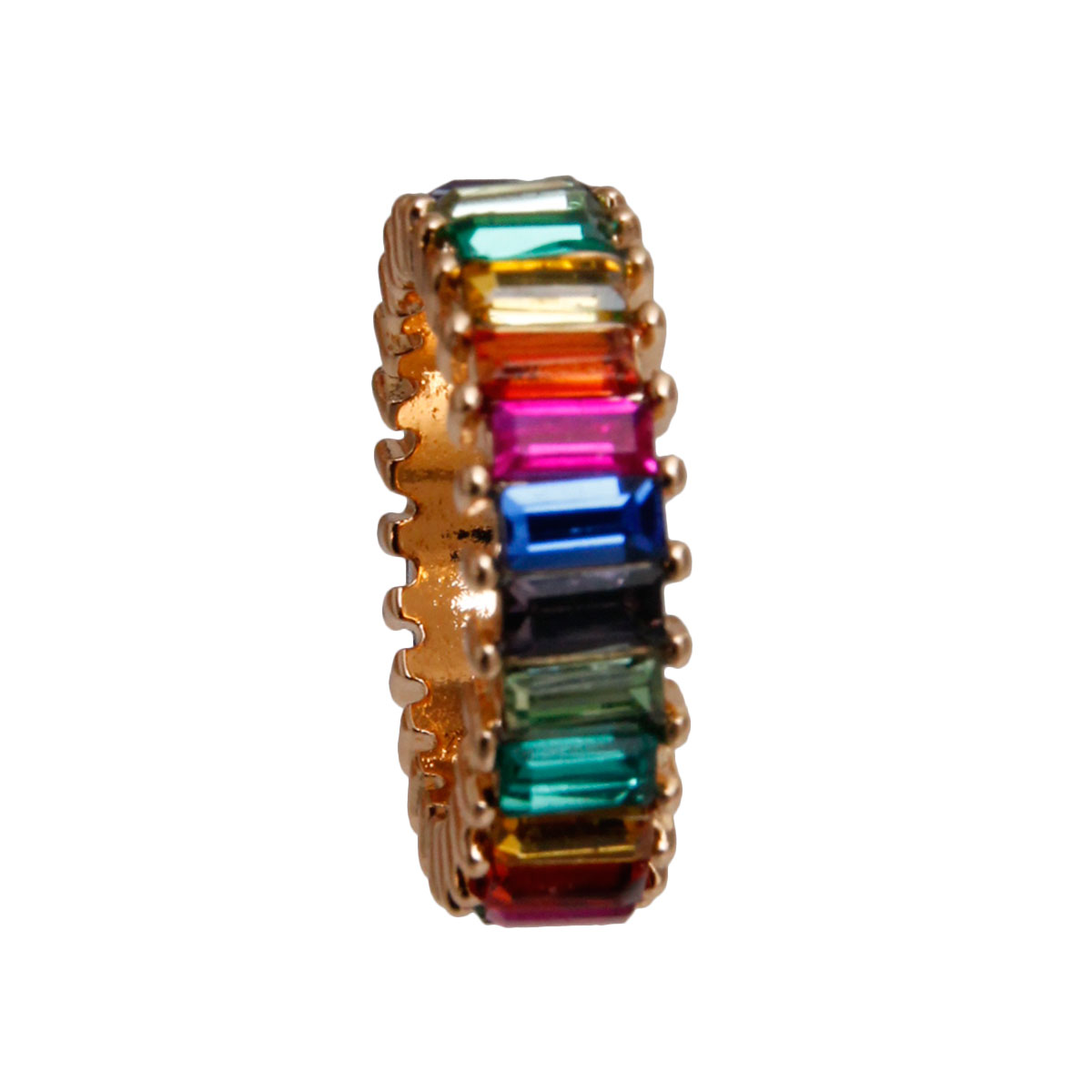 Size 7 Rainbow Eternity Ring