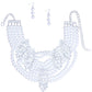 Timeless Draped White Pearl Ensemble