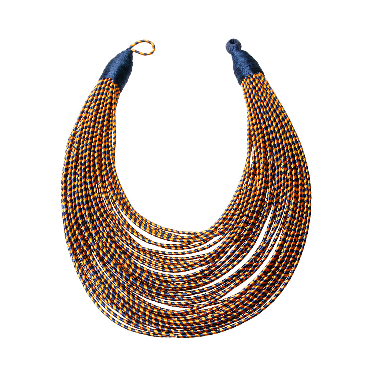 Tribal Layered Wrapped Necklace