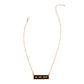 TAKE MORE CHANCES Plate Necklace