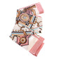 Light Pink Designer Silky Babushka Scarf