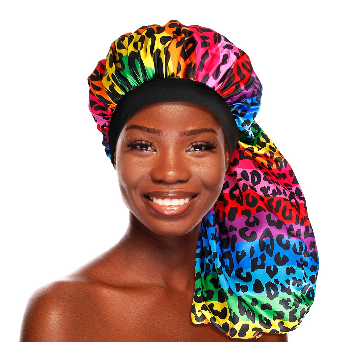 Leopard Stripe Dreadlocks Braid Bonnet