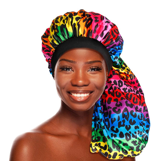 Leopard Stripe Dreadlocks Braid Bonnet