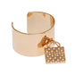 Gold Stone Handbag Cuff