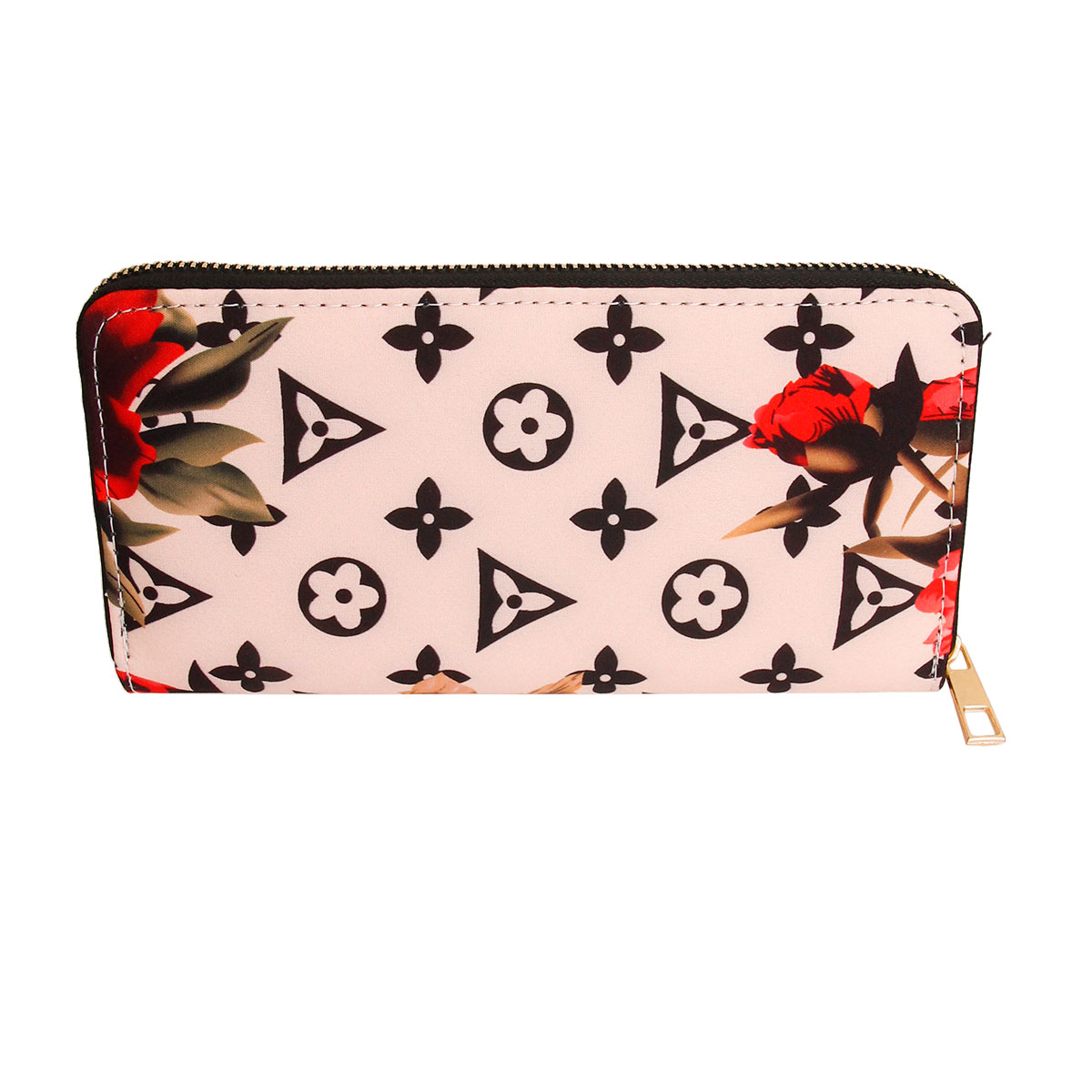 Peach LV Monogram Wallet