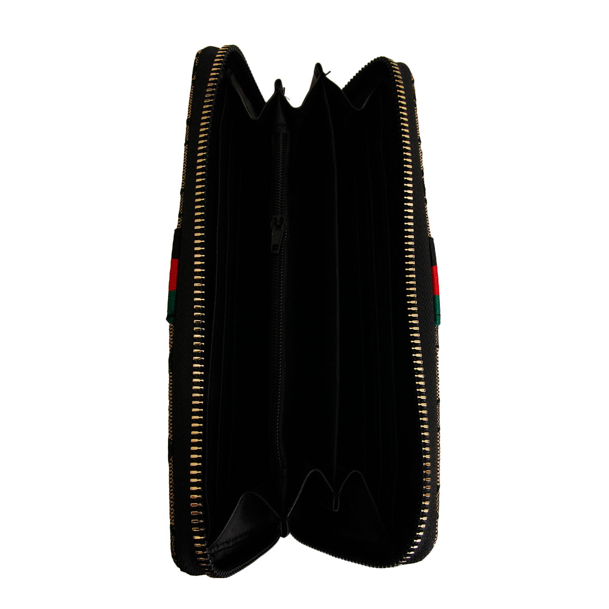 Brown Designer Woven Wallet