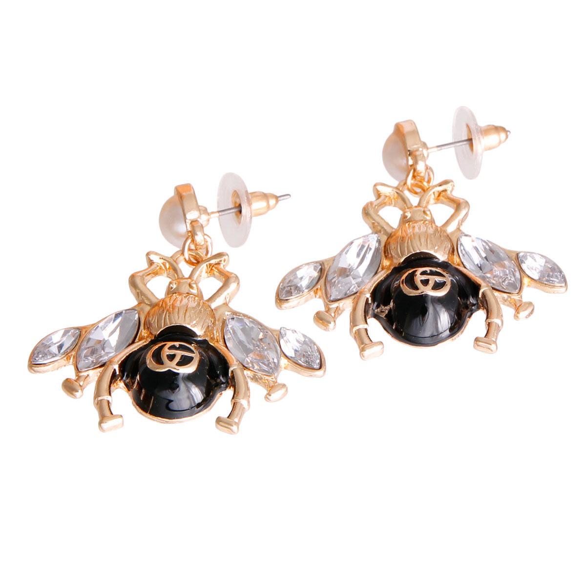 Black Bee Designer Dupe Earrings