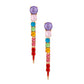 Multi Color Dangle Stone Earrings