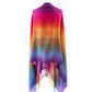 Pashmina Rainbow Red Paisley Scarf for Women