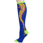 Blue Musical Knee High Socks