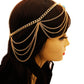 Gold and Turquoise Head Chain